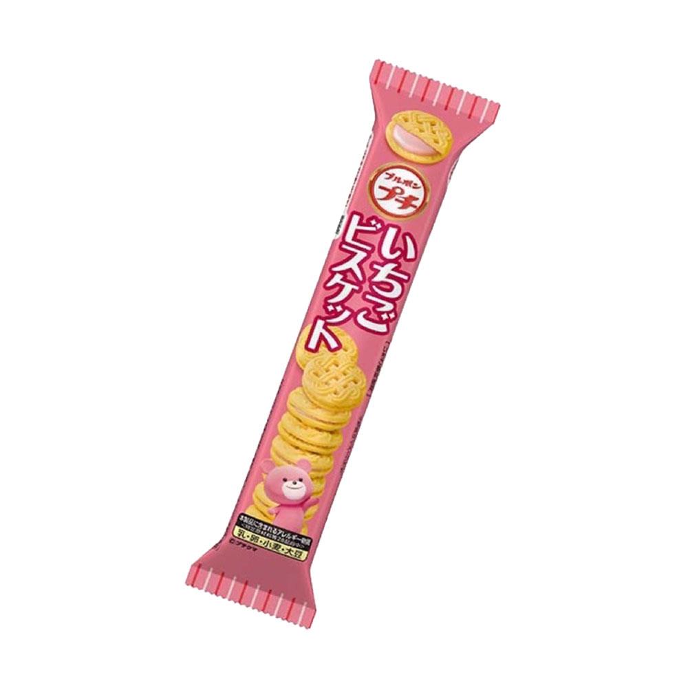 北日本迷你夾心餅乾草莓奶油56g