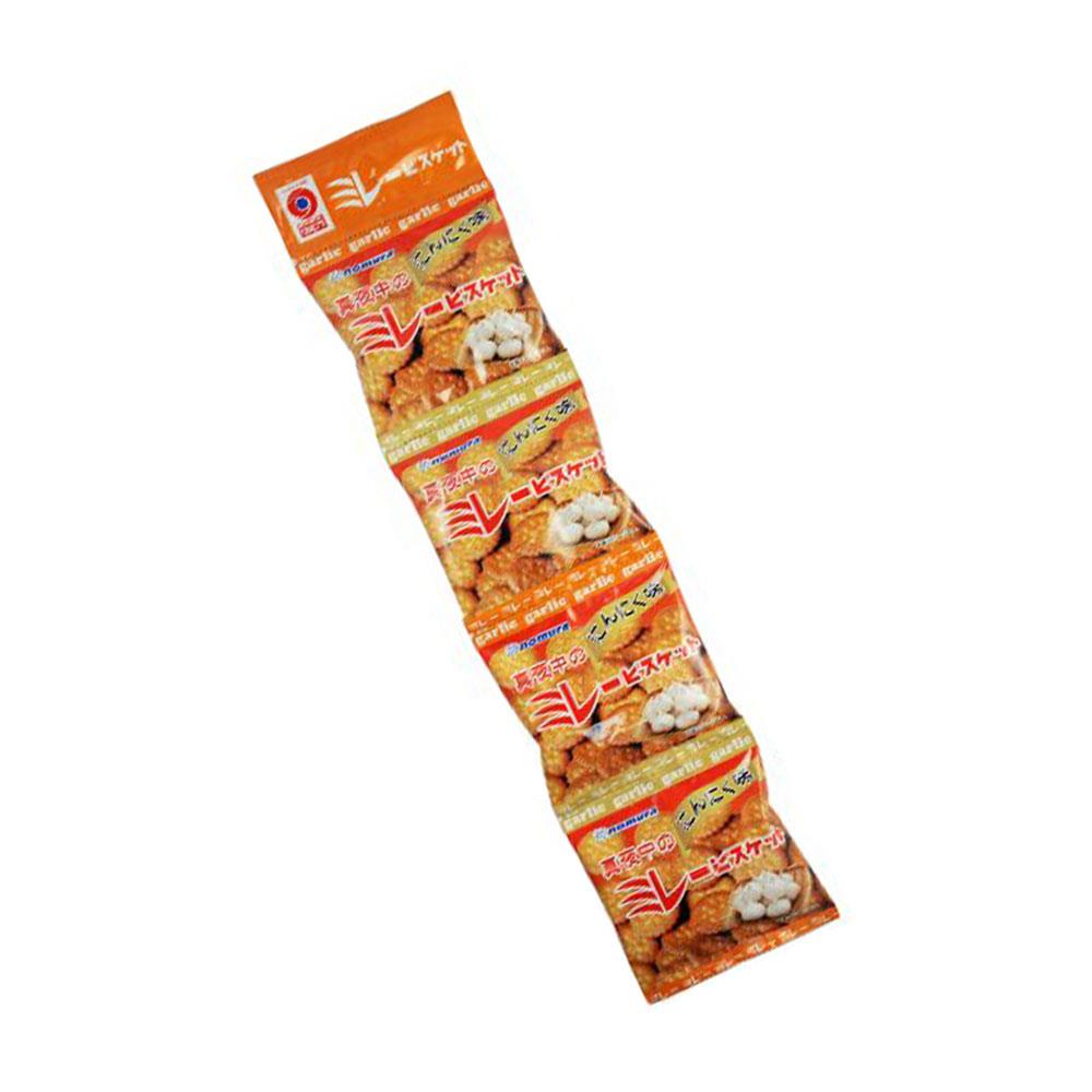 野村4連美樂圓餅 大蒜風味120g