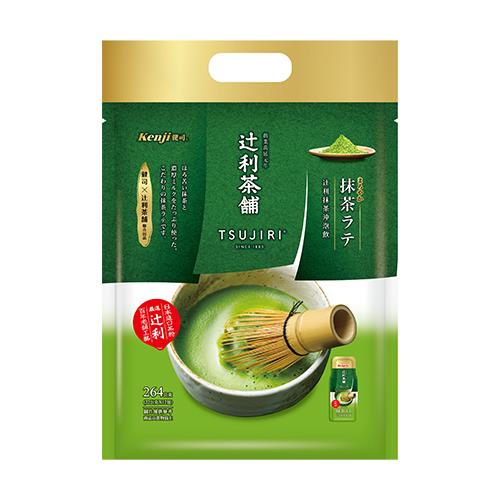 【健司】健司Ｘ辻利抹茶沖泡飲１２入(２６４ｇ（２２公克Ｘ１２包）)(效期至2024/10/24)