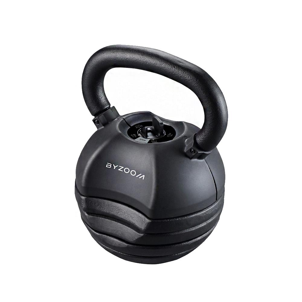 【618優惠】【BYZOOM FITNESS調整壺鈴40LB)】18kg五段重量秒速調整/多國專利(40LB /1支)
