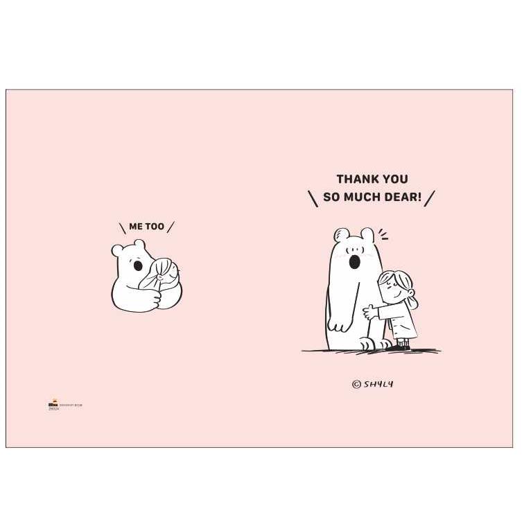 黑田桑 加厚謝謝卡-THANK YOU