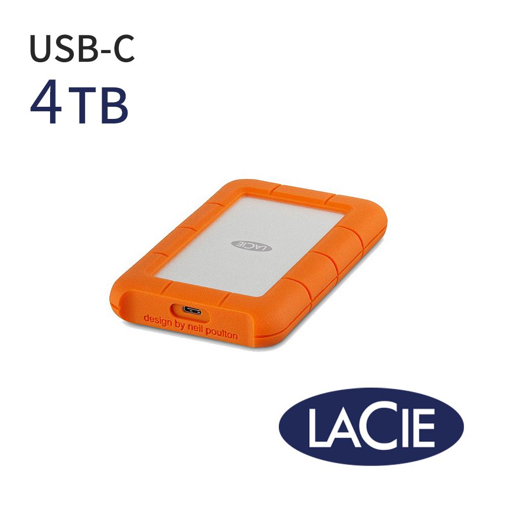 LaCie】Rugged USB-C 行動硬碟4TB 公司貨