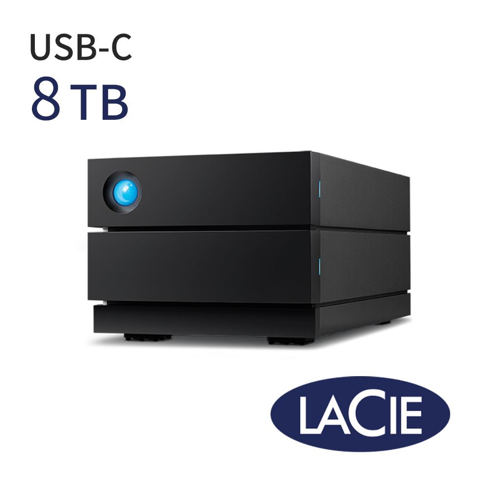 入荷予定 LaCie ラシー 外付けHDD ハードディスク 8TB 2big RAID USB-C