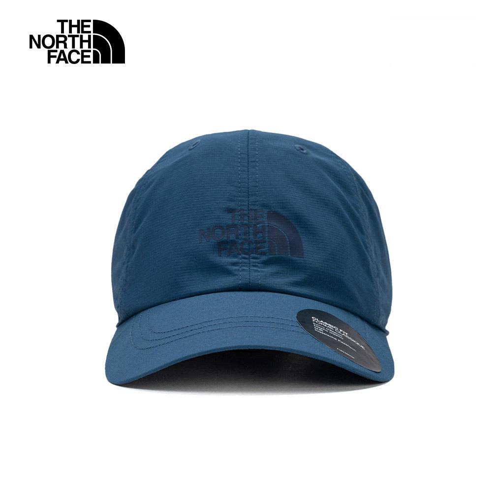【24H限定價】【官網特降】The North Face北面男女款藍色簡約LOGO休閒運動帽|5FXLHDC