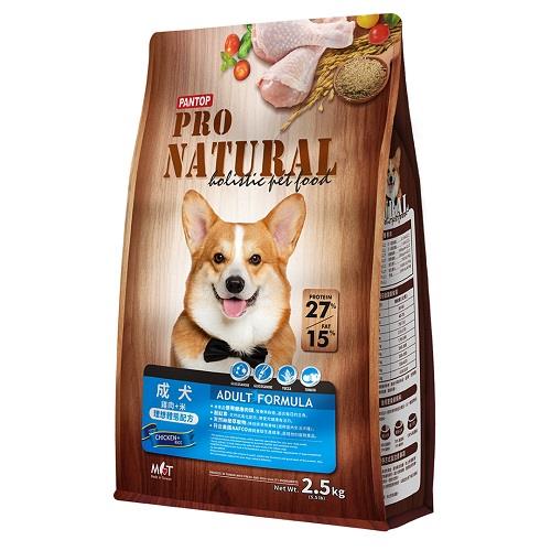 【ＰＡＮＴＯＰ邦比】健康寵糧－成犬理想體態配方(（雞肉＋米）２．５ｋｇ)