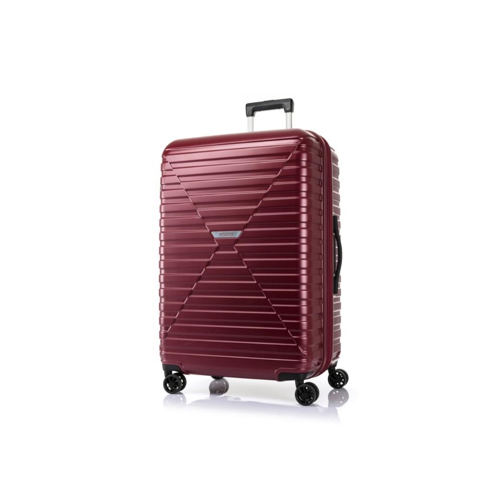 出國行李箱推薦 可擴充行李箱 25吋 100%PC材質 防盜/防爆拉鍊 TSA海關鎖 紅藍二色-HF7-VARDO系列 -AT美國旅行者