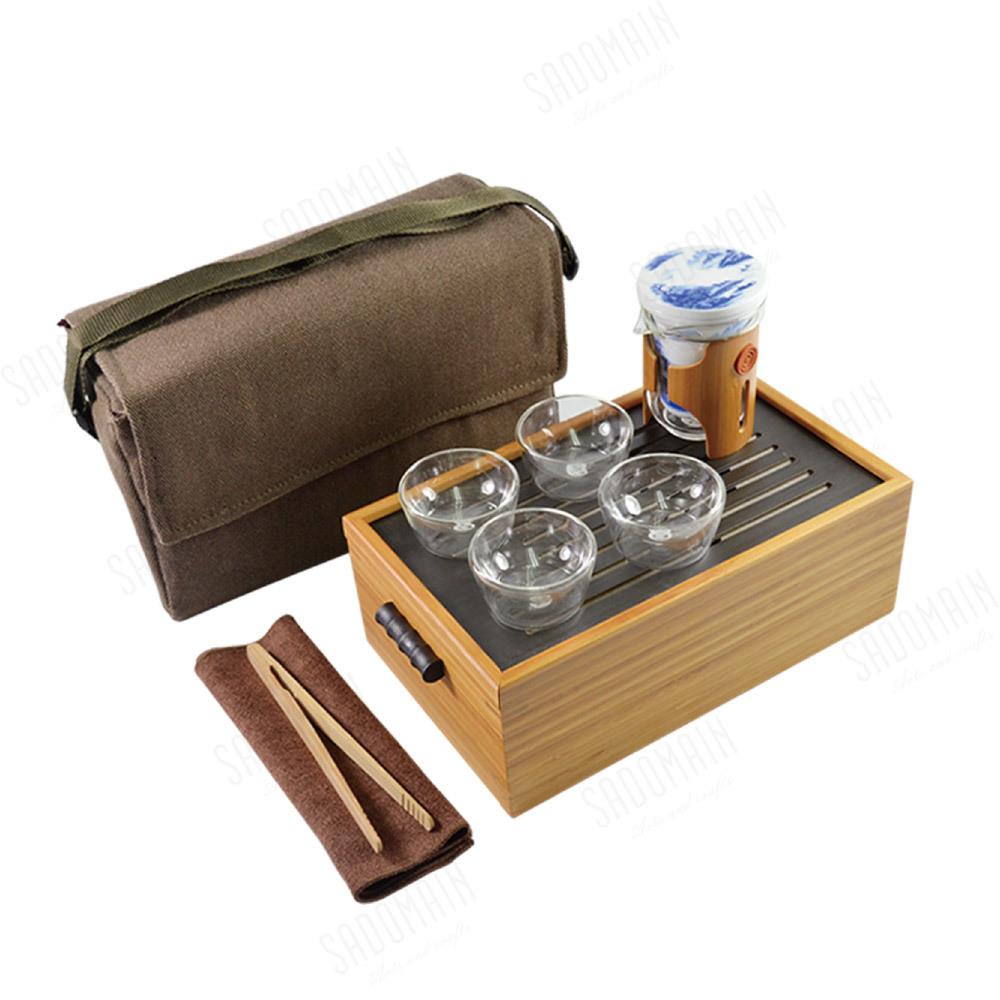 【仙德曼SADOMAIN】樂心輕茶具組 (附行動背包)