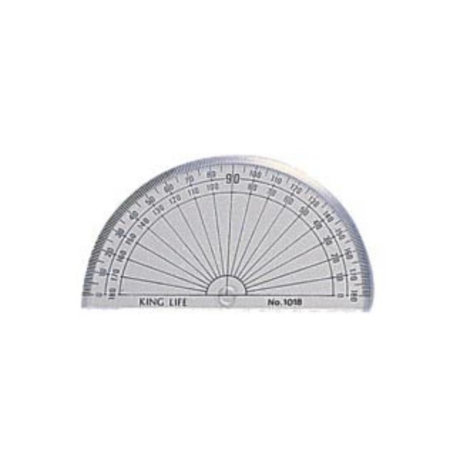 金徠福King Life 半圓分度器 10CM NO.1018