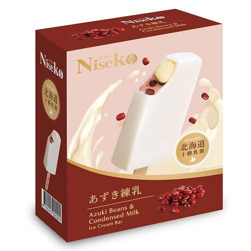 【冷凍店取－Ｎｉｓｅｋｏ】北海道紅豆煉乳雪糕４入／盒(９５ｇ＊４入／盒)