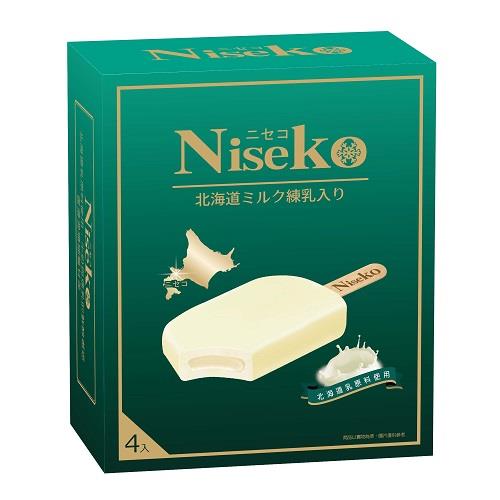 【冷凍店取Ｎｉｓｅｋｏ】北海道牛奶煉乳濃心雪糕４／盒(７９ｇ／入；４入／盒)