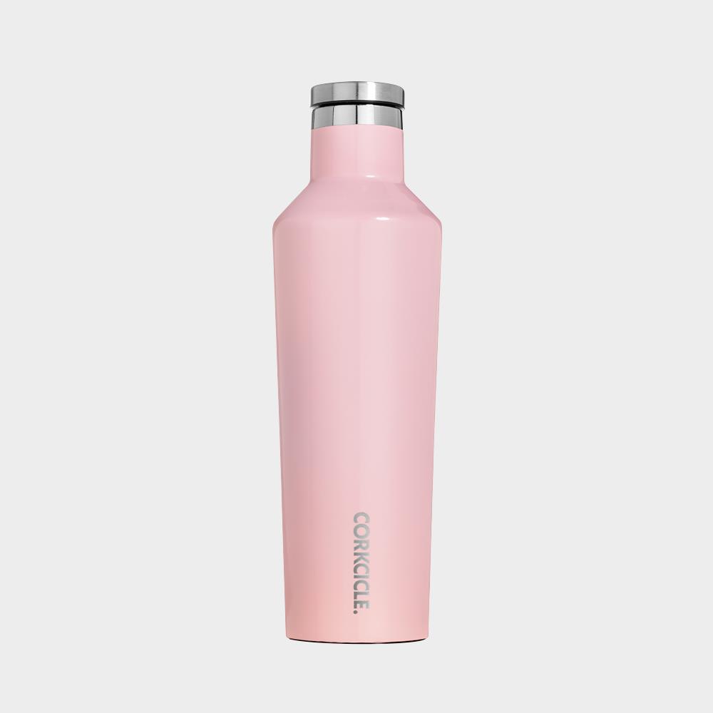 【雷刻專區】CORKCICLE 三層真空易口瓶 475ml-玫瑰石英粉