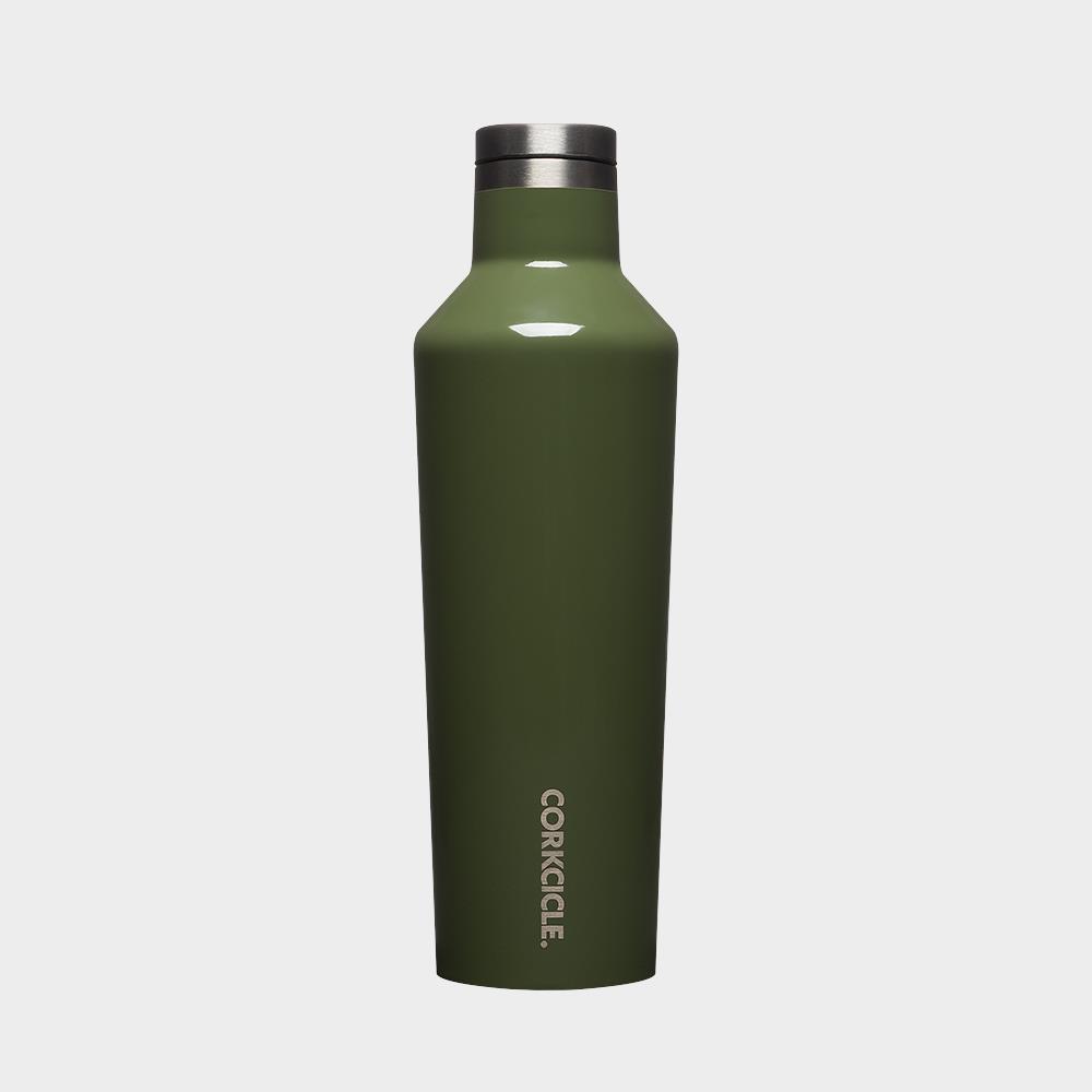 【雷刻專區】CORKCICLE 三層真空易口瓶 475ml-橄欖綠