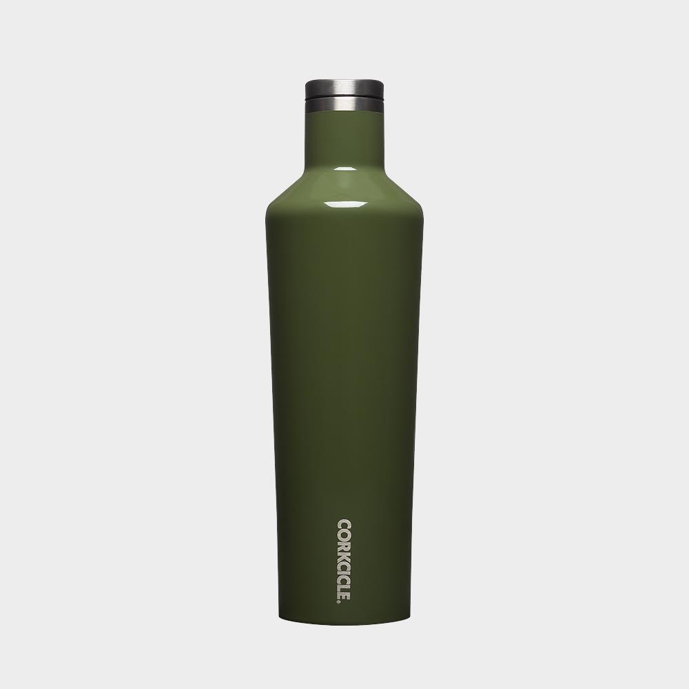 【雷刻專區】CORKCICLE 三層真空易口瓶 750ml-橄欖綠