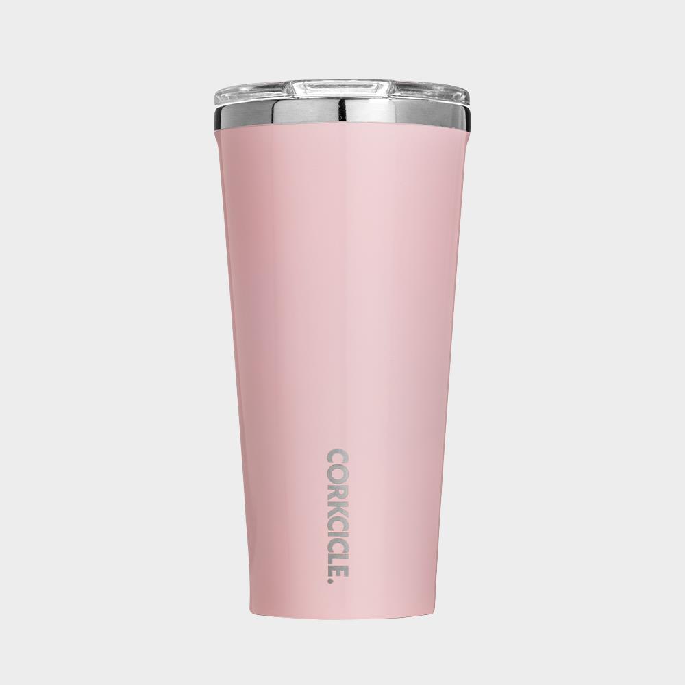 【雷刻專區】CORKCICLE 三層真空寬口杯 475ml-玫瑰石英粉