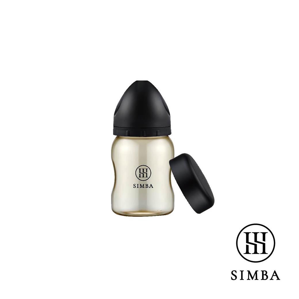 【黑潮來襲】小獅王辛巴 NO.2蘊蜜鉑金萬用瓶(200ML)蒔黑-新生適用