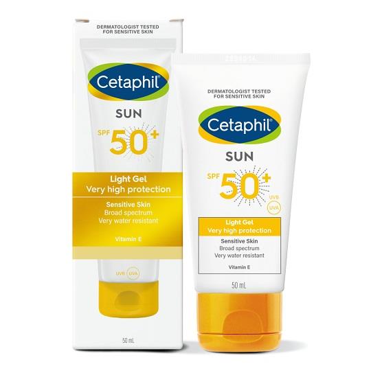 孫芸芸代言【Cetaphil 舒特膚】高效防曬凝露SPF50+‧UVA/UVB 50mL(美國皮膚科及小兒科醫師推薦品牌)