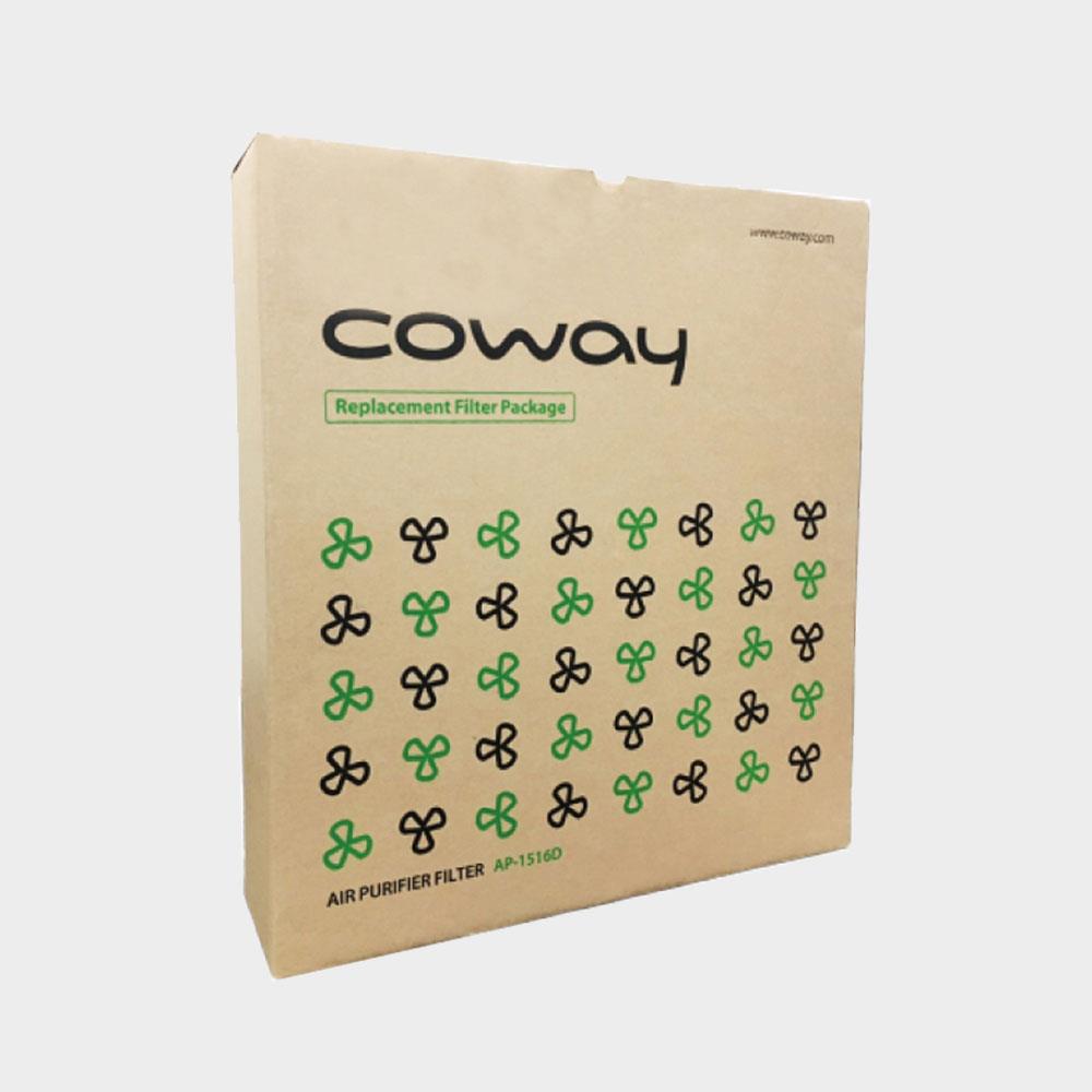Coway空氣清淨機二年份濾網【噴射循環型 AP-1516D】