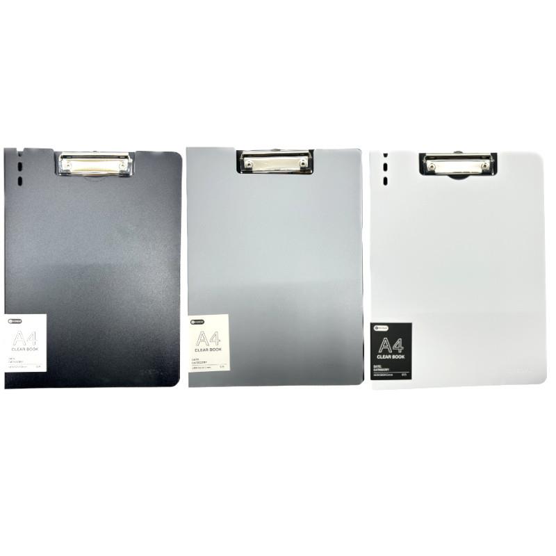 黑白系(右上)商務丹麥夾A4-黑/白/灰