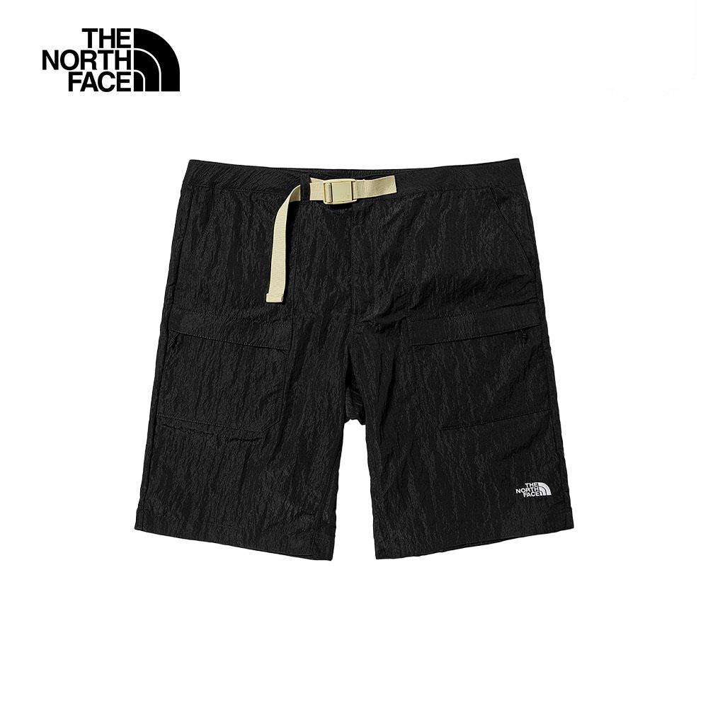 The North Face北面男款UPF黑色防風防潑水防曬多口袋短褲｜7WD8JK3