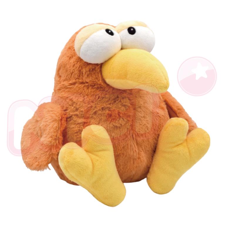 [91276]NICI 30cm蜜柑橘拉拉鳥坐姿玩偶