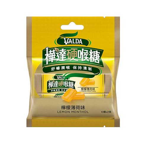 樺達硬喉糖-檸檬薄荷(38gx2條)