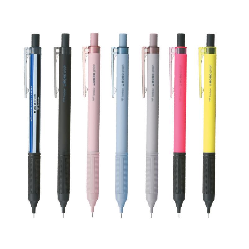 蜻蜓MONO DPA-122 自動鉛筆(0.5)-標準/灰粉/黑/灰藍/霓虹黃/灰褐/霓虹粉
