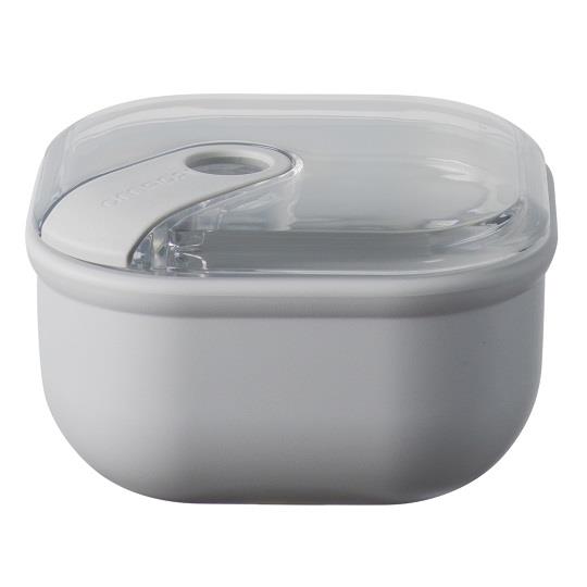 【OMADA PULL BOX】方型易拉保鮮盒0.4L-灰色