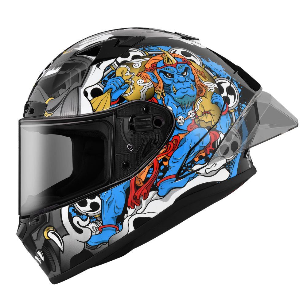 【全新體驗】ZEUS ZS826 BK16 黑藍  全罩式安全帽