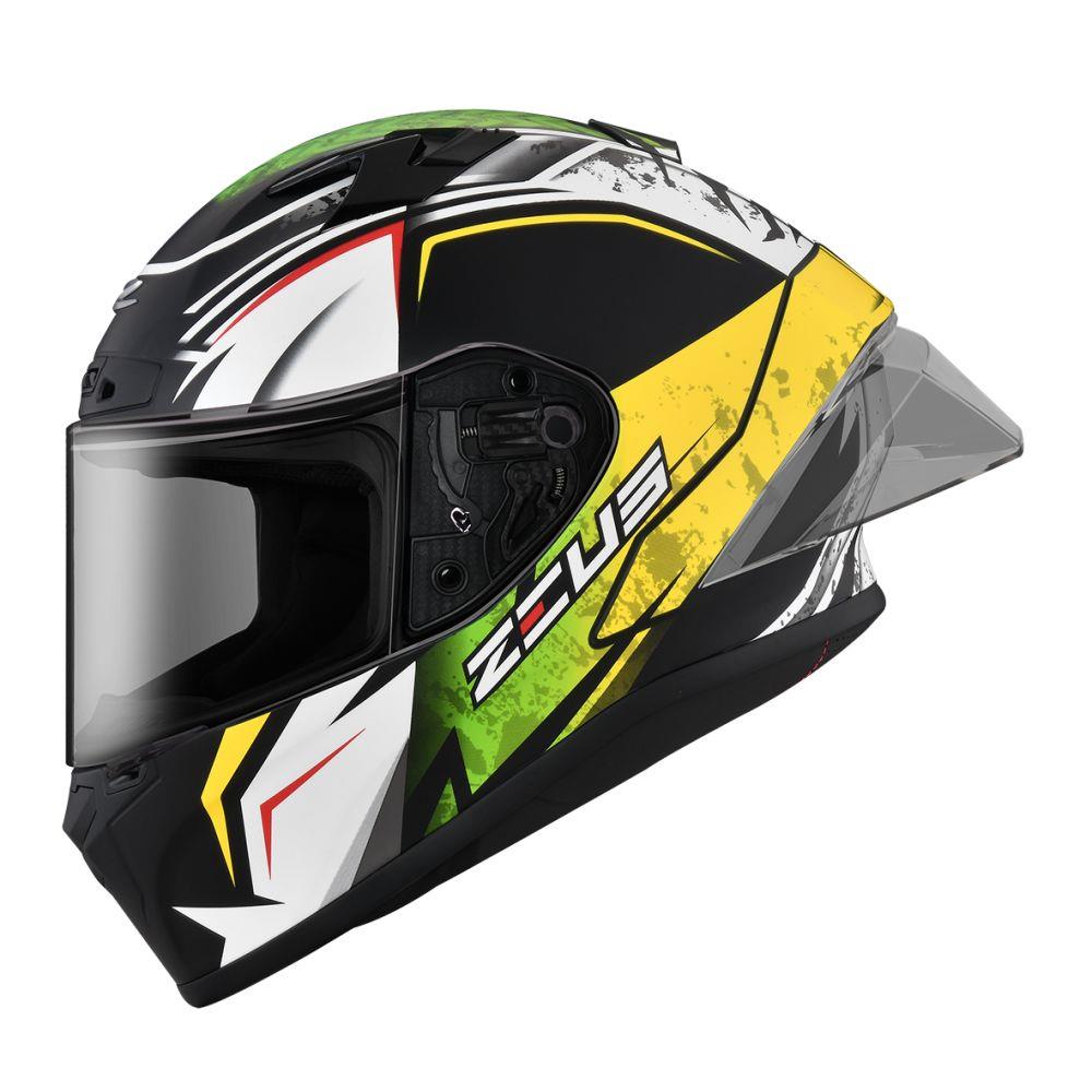 【全新體驗】ZEUS ZS826 BK9 消光黑黃 全罩式安全帽