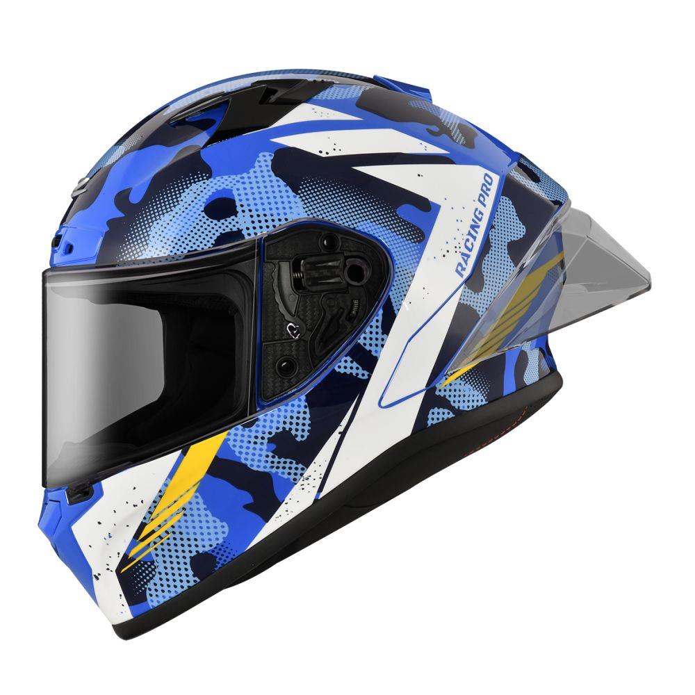 【全新體驗】ZEUS ZS826 BK8 寶藍黑藍  全罩式安全帽