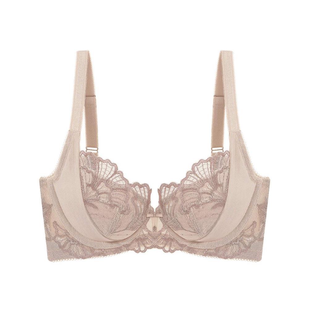 Lindex lace nursing bra in grey