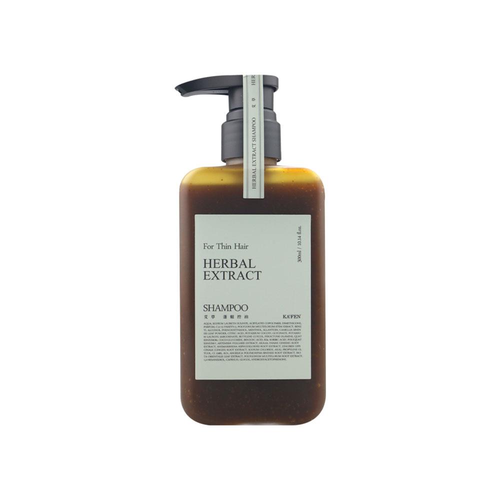 KAFEN療癒草本洗髮精300ml 艾草蓬鬆控油