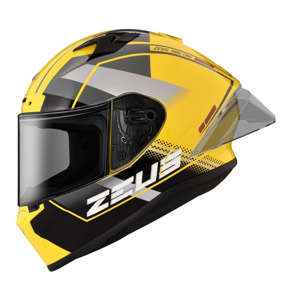 【全新體驗】ZEUS ZS826 BK17 螢光黃黑  全罩式安全帽