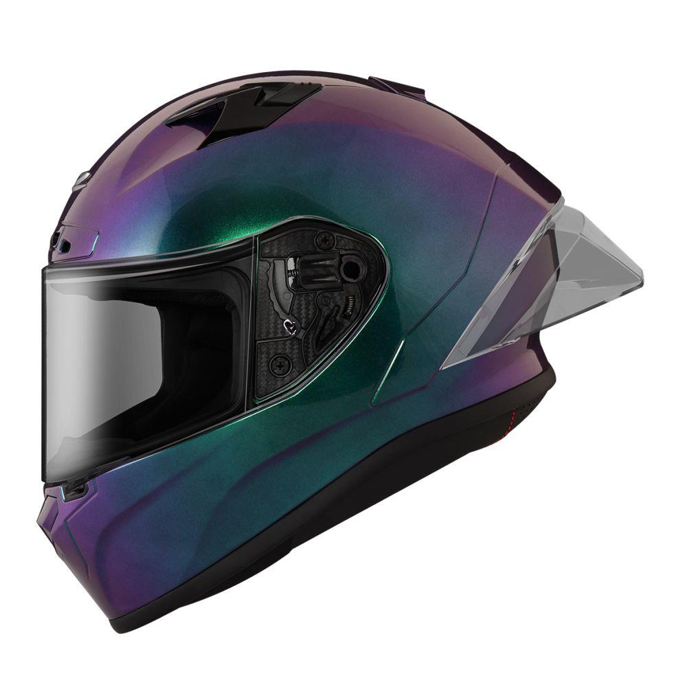 【全新體驗】ZEUS ZS826 變色龍 變色綠紫  全罩式安全帽