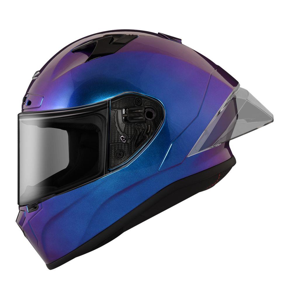 【全新體驗】ZEUS ZS826 變色龍 變色藍紫  全罩式安全帽