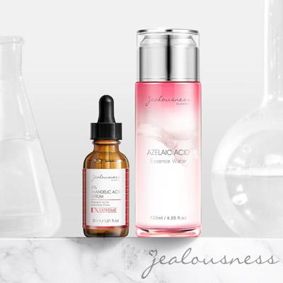 【11點熱吵店推薦】8%杏仁酸淨痘精華30ml+杜鵑花酸亮白化妝水120ml
