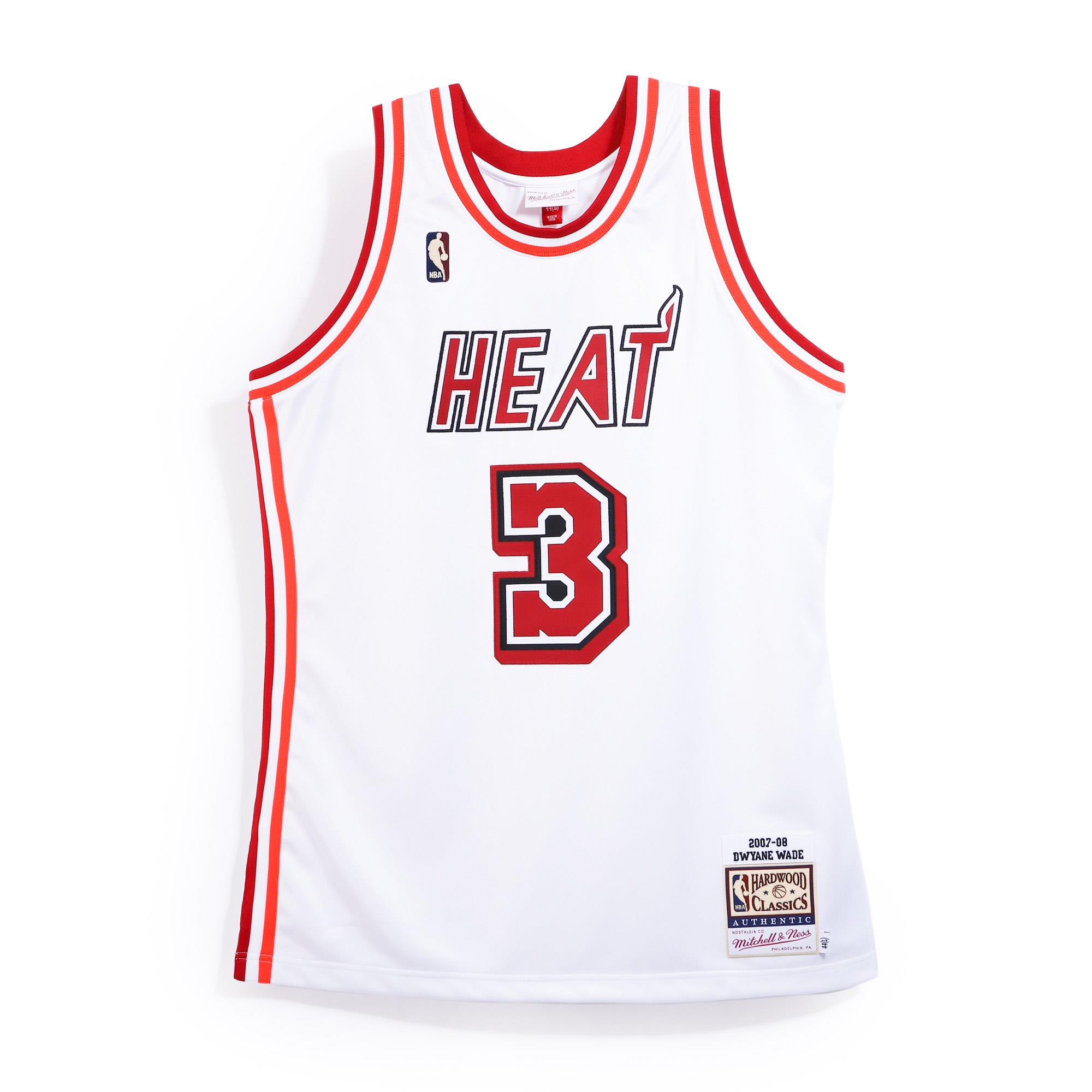 Mitchell & Ness Authentic Dwyane Wade Miami Heat 2007-08 Jersey