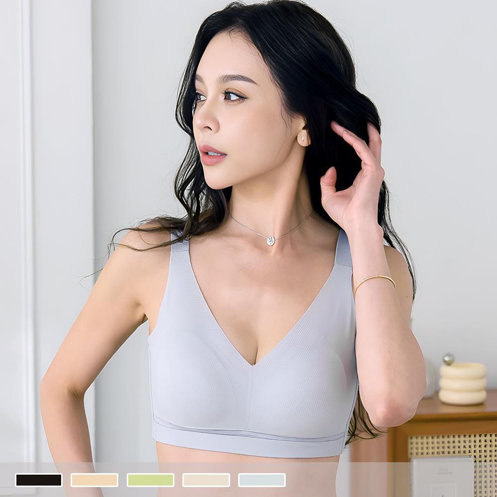 無痕無鋼圈【B-E罩杯】申美絲天使嬰兒棉零束縛柔軟親膚 內衣 8021