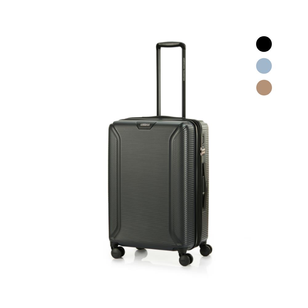 可擴充行李箱 出國旅行箱 25吋 100%PC 雙層防盜拉鍊 萬向飛機輪 TSA海關鎖-多色任選-QO8-ROBOTECH系列 -AT美國旅行者