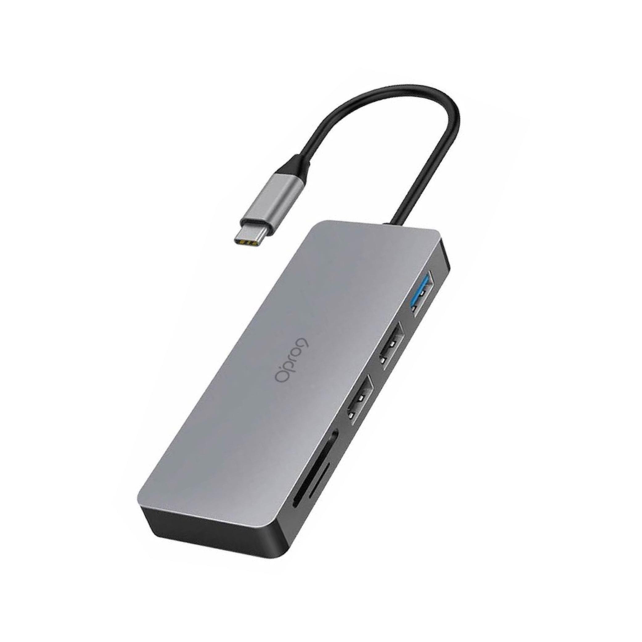 【開學季優惠】Opro9 USB-C 7合1多功能轉接器100W