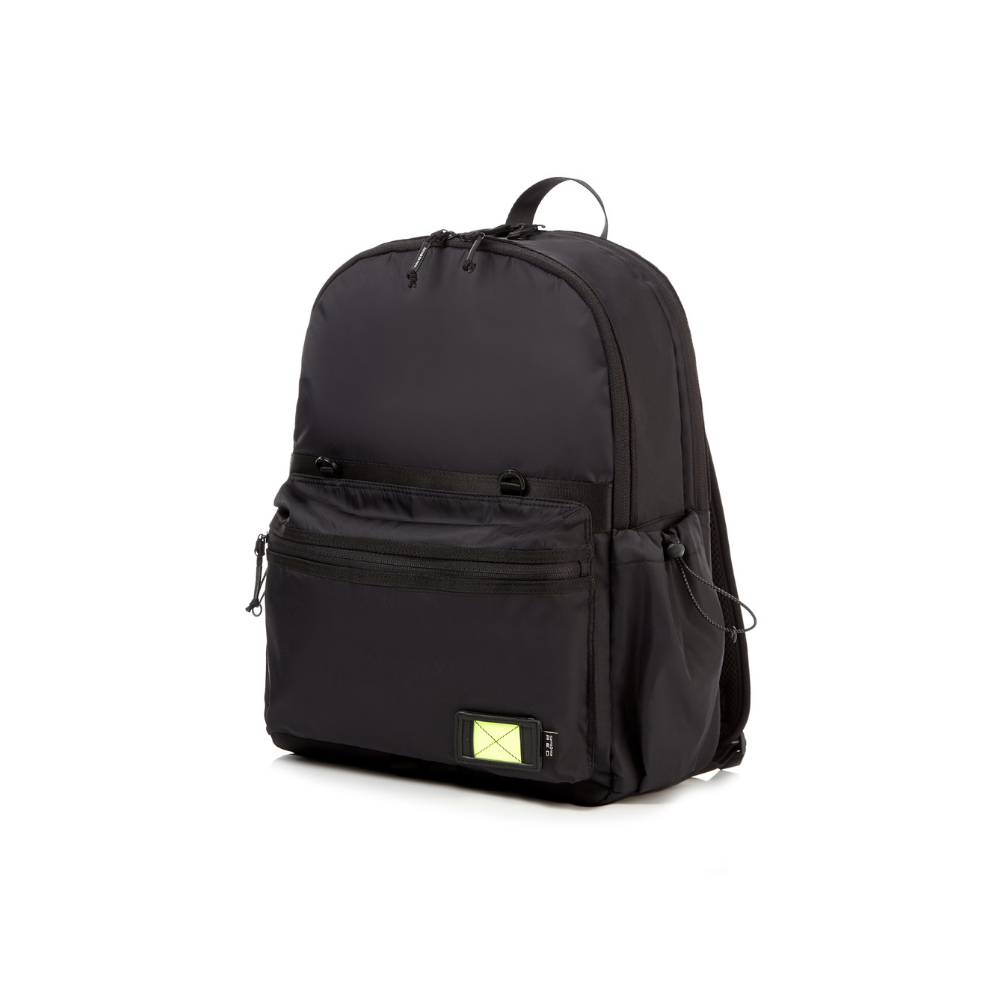 後背包推薦 輕量後背包 休閒包包 15.6＂筆電 雙側邊收納袋-QR6-ASTI系列-黑色-SAMSONITE RED 新秀麗