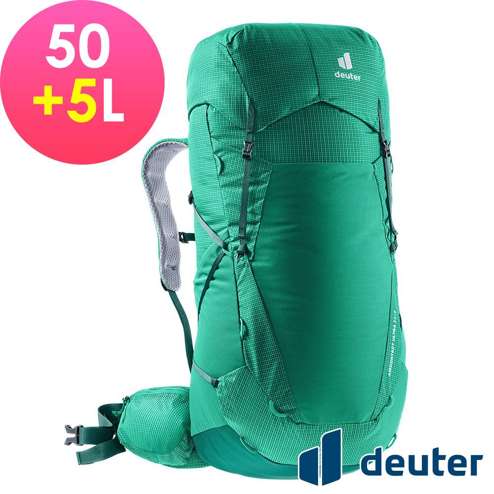 【deuter 德國】AIRCONTACT ULTRA拔熱式透氣背50+5L(3360122綠/輕量登山包)