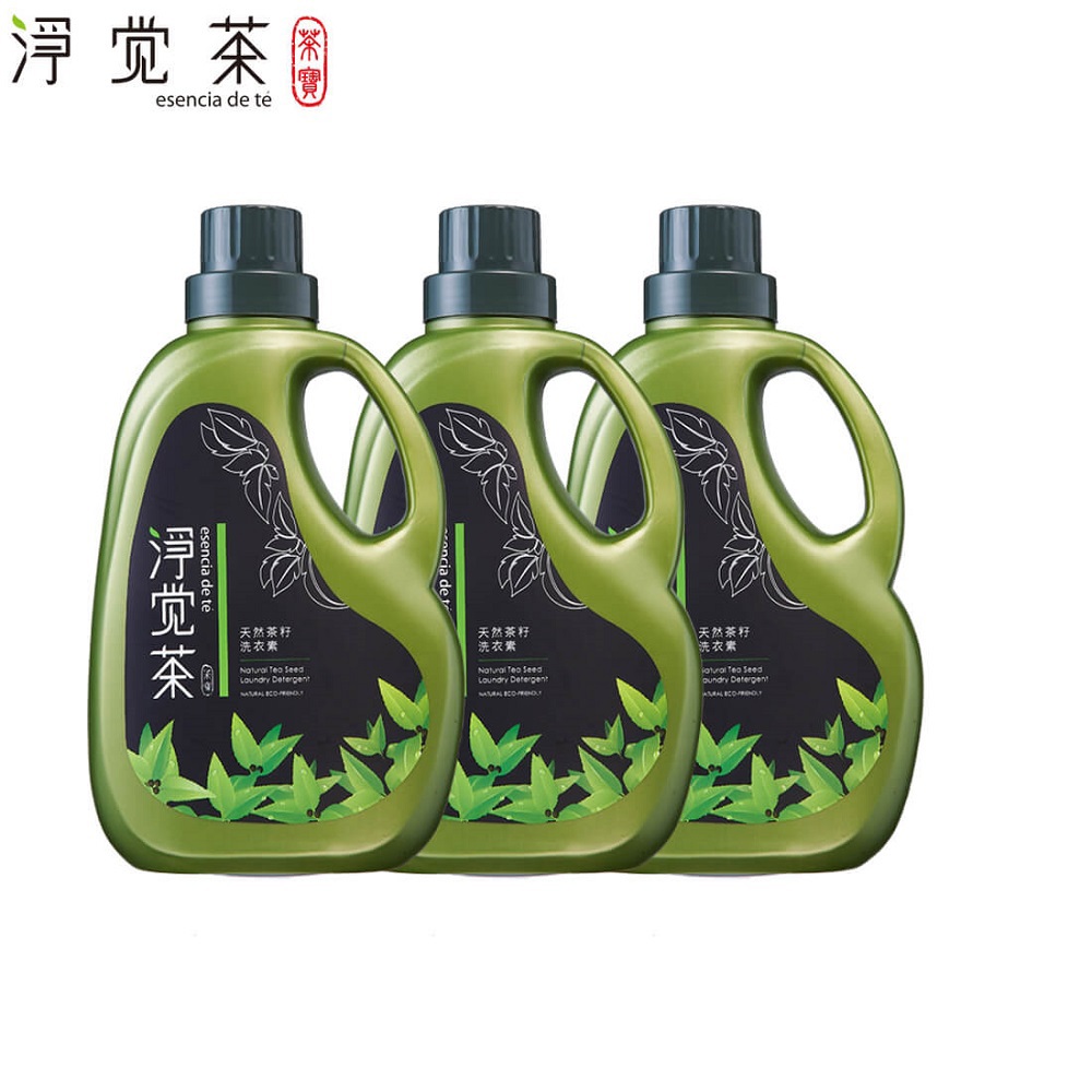 【茶寶 潤覺茶】天然茶籽洗衣素(3瓶組)