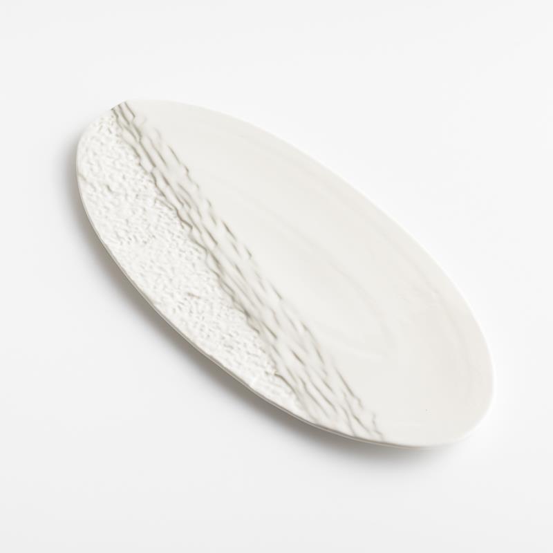 Ice Crack 23cm Ceramic Plate