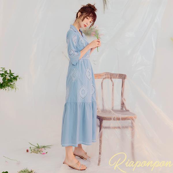 ▸APP獨賣有緣五折✨原價1880◂ANNSTAR 彭彭PON聯名-聖托里尼初夏 蝴蝶結細帶水洗牛皮拖鞋4cm-寶寶藍