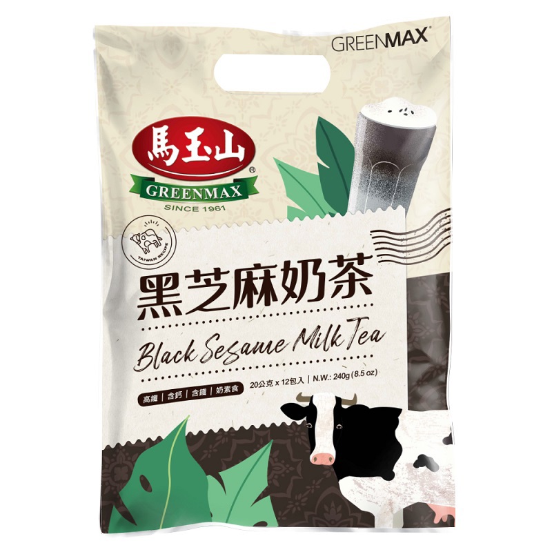 【馬玉山】黑芝麻奶茶(20g×12)