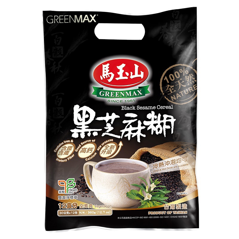 【馬玉山】黑芝麻糊(30g×12)