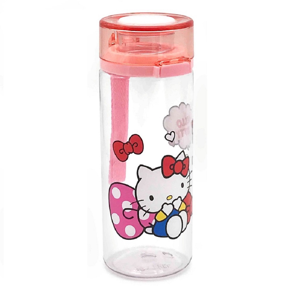 【ＨｅｌｌｏＫｉｔｔｙ】大口直飲水壺（粉）(550ml)