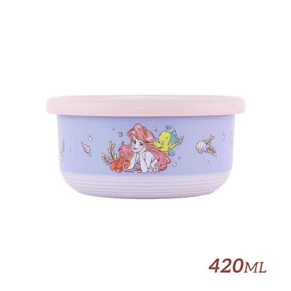 【HOUSUXI】迪士尼小美人魚系列-不鏽鋼雙層隔熱碗420ml【迪士尼新品開箱↘77折起】＜售價已折＞