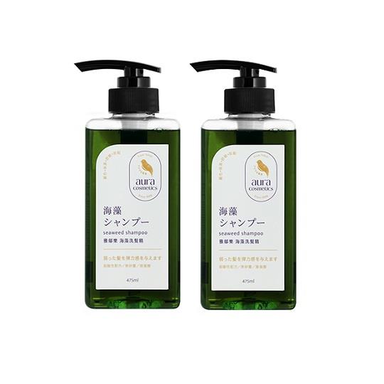 限時優惠【AURA歐菈】海藻洗髮精475MLx2入組(胺基酸、無矽靈)